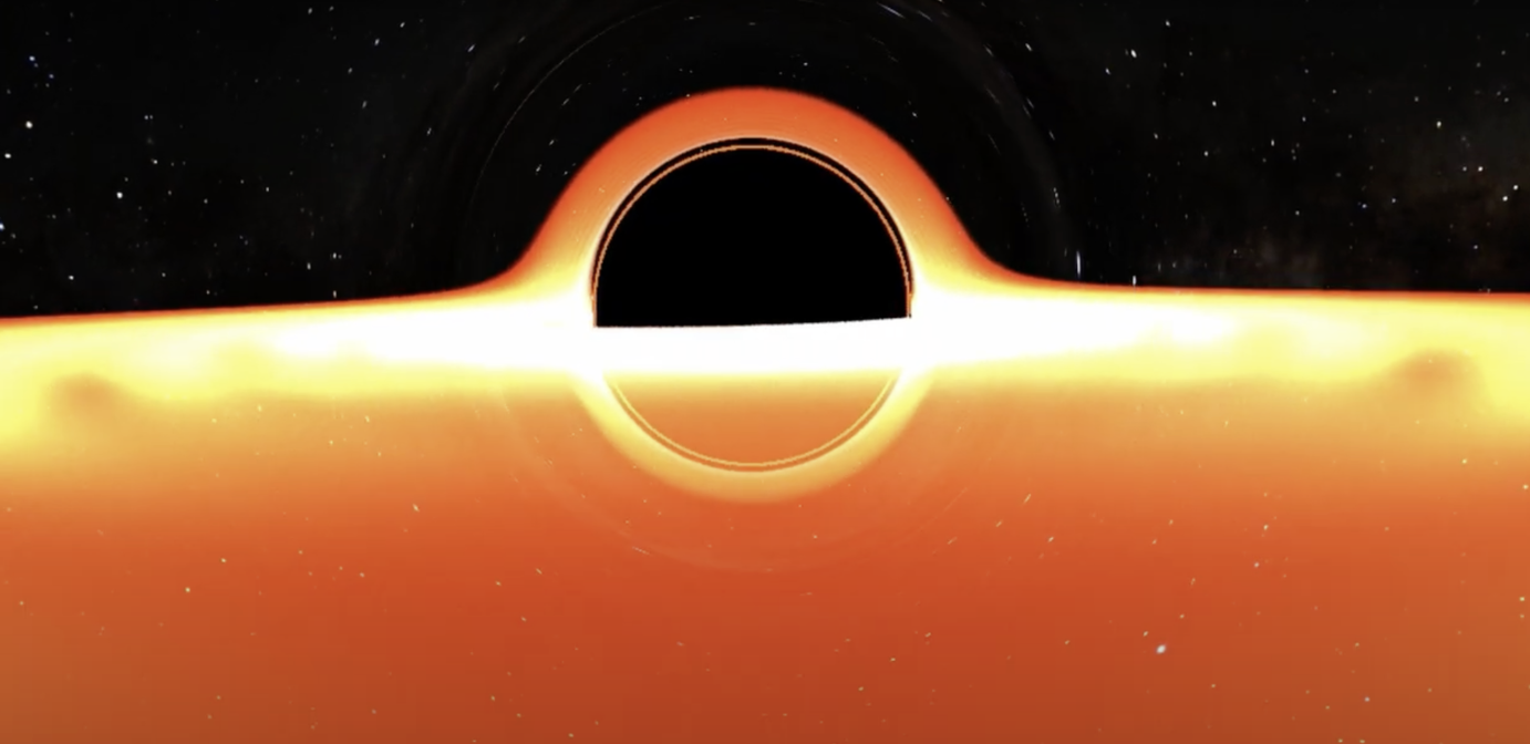 Zoomed in Black hole